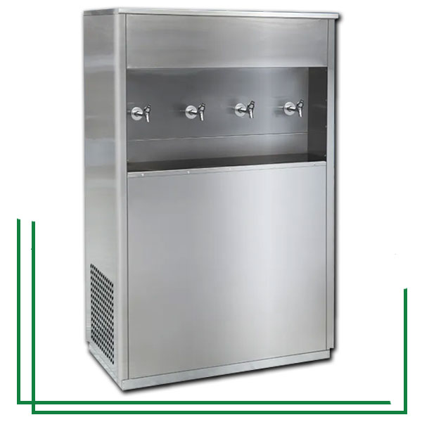 آبسردکن استیل چهار شیر فیلتر دار