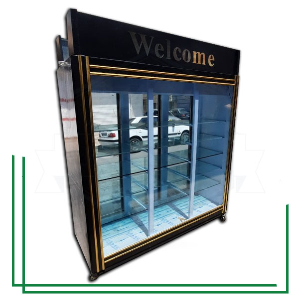 یخچال ایستاده سه درب دوطرف نما