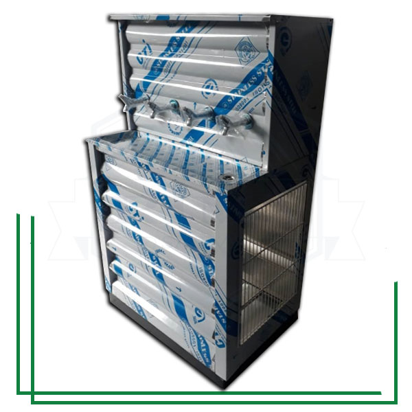 آبسردکن استیل چهار شیر