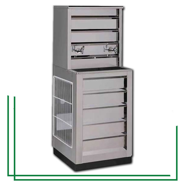 آبسردکن استیل دو شیر خطی