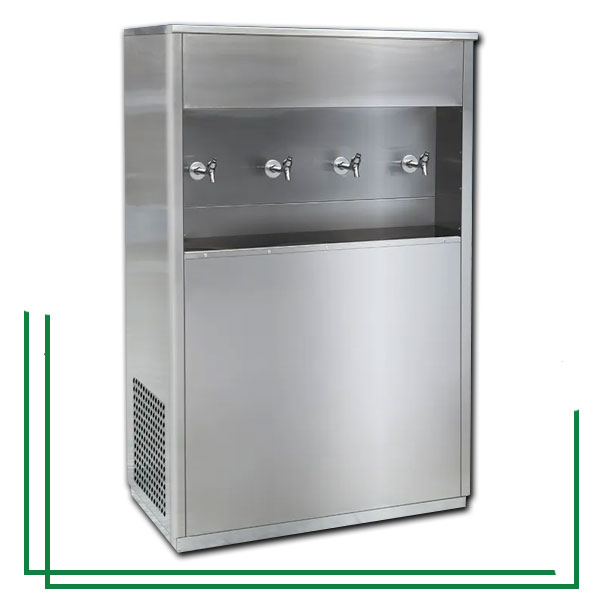 آبسردکن تمام استیل چهار شیر صنعتی