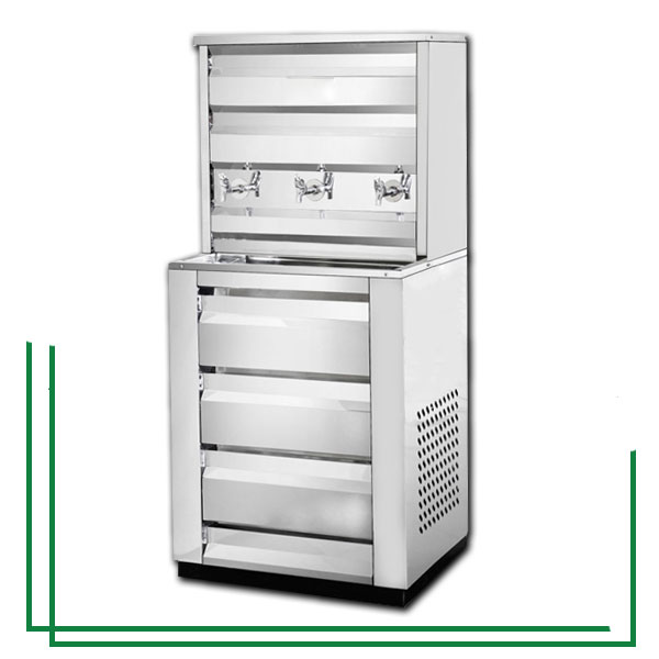 آبسردکن استیل سه شیر فشاری